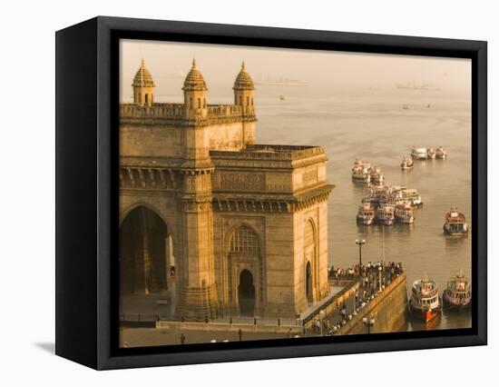 Gateway of India, Mumbai, India-Walter Bibikow-Framed Premier Image Canvas