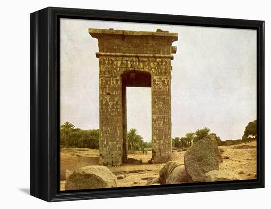 Gateway of Ptolemy II at Karnak-English Photographer-Framed Premier Image Canvas