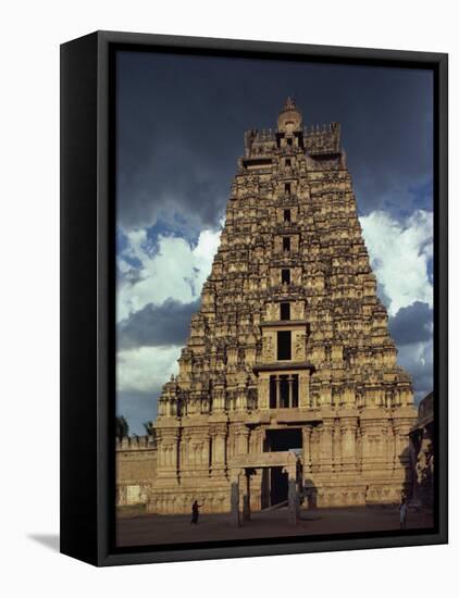 Gateway Shrine, Srirangam Temple, Tamil Nadu State, India-Woolfitt Adam-Framed Premier Image Canvas