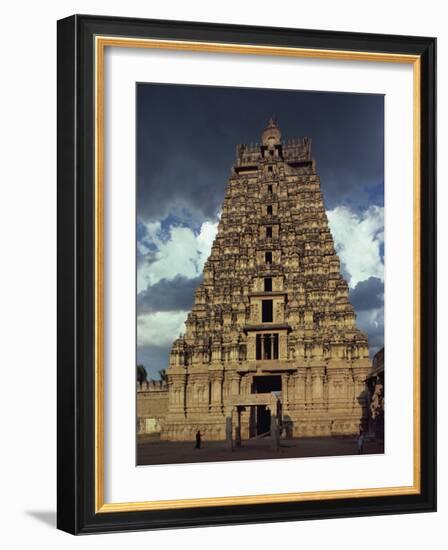 Gateway Shrine, Srirangam Temple, Tamil Nadu State, India-Woolfitt Adam-Framed Photographic Print