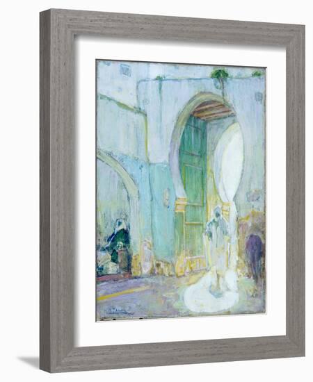 Gateway, Tangier, C.1912 (Oil on Canvas)-Henry Ossawa Tanner-Framed Giclee Print