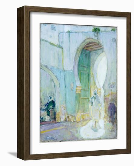 Gateway, Tangier, C.1912 (Oil on Canvas)-Henry Ossawa Tanner-Framed Giclee Print