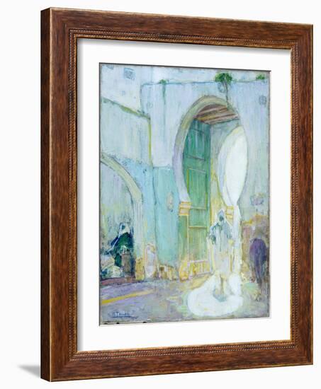 Gateway, Tangier, C.1912 (Oil on Canvas)-Henry Ossawa Tanner-Framed Giclee Print