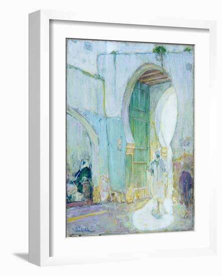 Gateway, Tangier, C.1912 (Oil on Canvas)-Henry Ossawa Tanner-Framed Giclee Print