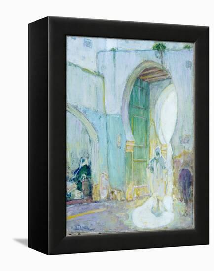 Gateway, Tangier, C.1912 (Oil on Canvas)-Henry Ossawa Tanner-Framed Premier Image Canvas