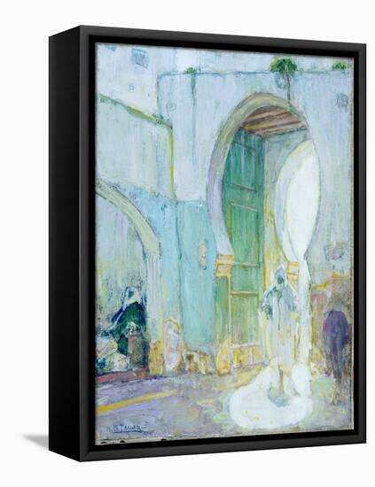 Gateway, Tangier, C.1912 (Oil on Canvas)-Henry Ossawa Tanner-Framed Premier Image Canvas