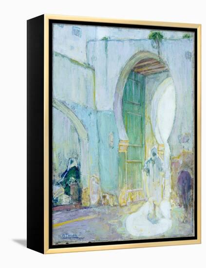 Gateway, Tangier, C.1912 (Oil on Canvas)-Henry Ossawa Tanner-Framed Premier Image Canvas