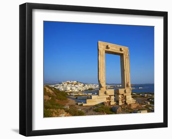 Gateway, Temple of Apollo, Archaeological Site, Naxos, Cyclades, Greek Islands, Greece, Europe-Tuul-Framed Photographic Print