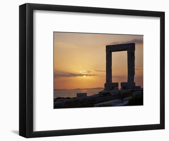 Gateway, Temple of Apollo, Archaeological Site, Naxos, Cyclades, Greek Islands, Greece, Europe-Tuul-Framed Photographic Print