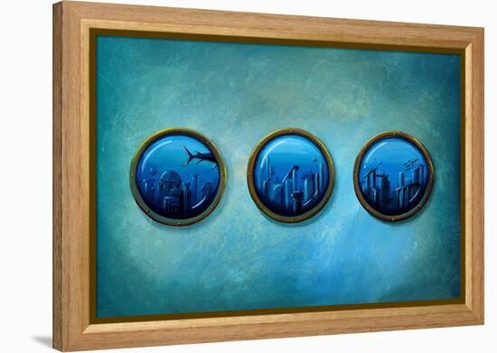 Gateway To Antiquity-Cindy Thornton-Framed Stretched Canvas
