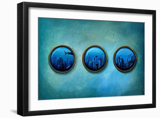 Gateway To Antiquity-Cindy Thornton-Framed Art Print