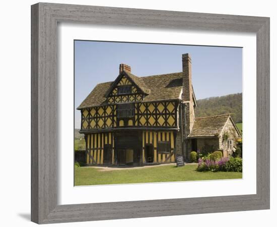 Gateway to Stokesay Castle, Shropshire, England, United Kingdom, Europe-Richardson Rolf-Framed Photographic Print