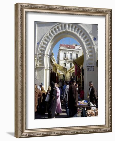 Gateway to the Medina, Tangiers, Morocco, North Africa, Africa-Ethel Davies-Framed Photographic Print