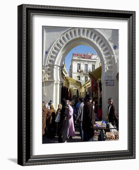 Gateway to the Medina, Tangiers, Morocco, North Africa, Africa-Ethel Davies-Framed Photographic Print