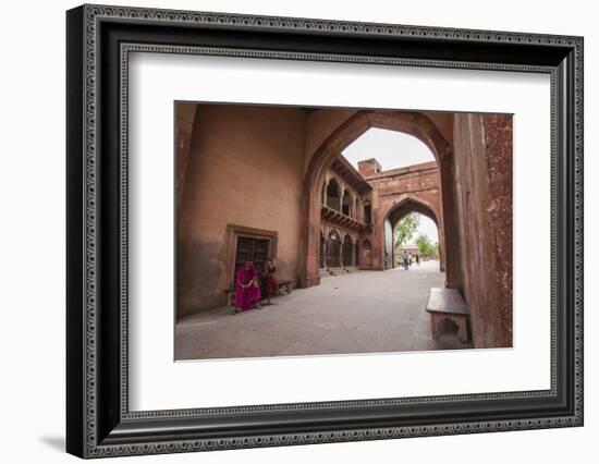 Gateway to the Taj Mahal-Roberto Moiola-Framed Photographic Print