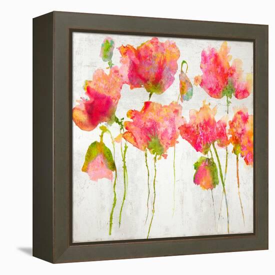 Gatherin in Pink II-Vanessa Austin-Framed Stretched Canvas