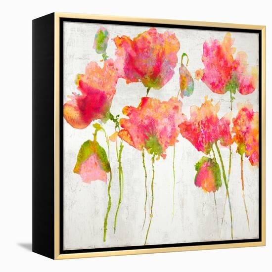 Gatherin in Pink II-Vanessa Austin-Framed Stretched Canvas