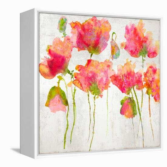 Gatherin in Pink II-Vanessa Austin-Framed Stretched Canvas