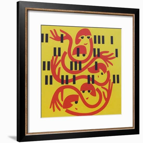 Gathering 2, 1981-Ron Waddams-Framed Giclee Print