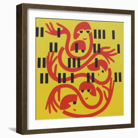 Gathering 2, 1981-Ron Waddams-Framed Giclee Print