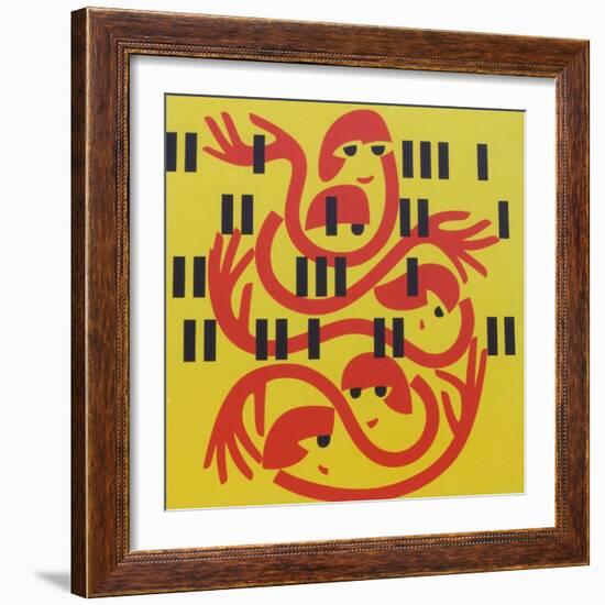 Gathering 2, 1981-Ron Waddams-Framed Giclee Print