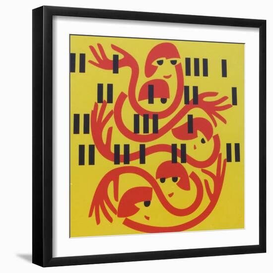 Gathering 2, 1981-Ron Waddams-Framed Giclee Print