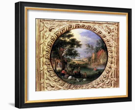 Gathering Apples, 1630S-Jan Brueghel the Younger-Framed Giclee Print