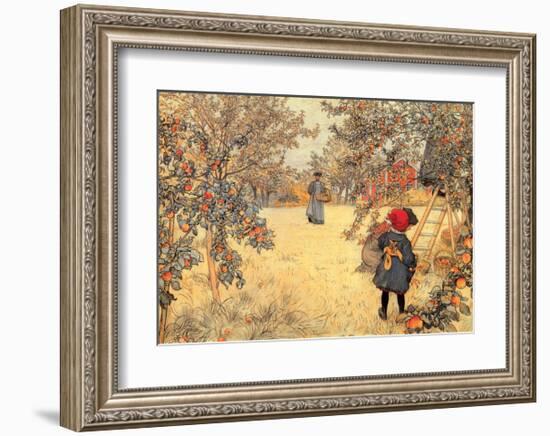 Gathering Apples, 1904-Carl Larsson-Framed Art Print