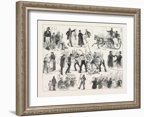 Gathering at the Alexandra Palace in Honour of St. Patrick., London, 1876, Uk-null-Framed Giclee Print