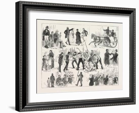Gathering at the Alexandra Palace in Honour of St. Patrick., London, 1876, Uk-null-Framed Giclee Print