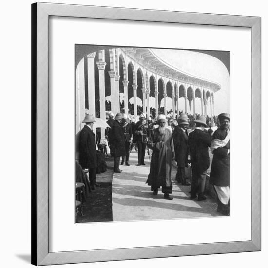 Gathering at the Great Durbar Amphitheatre, Delhi, India, 1903-Underwood & Underwood-Framed Giclee Print