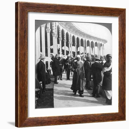 Gathering at the Great Durbar Amphitheatre, Delhi, India, 1903-Underwood & Underwood-Framed Giclee Print