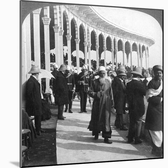Gathering at the Great Durbar Amphitheatre, Delhi, India, 1903-Underwood & Underwood-Mounted Giclee Print