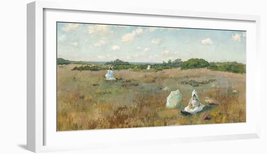 Gathering Autumn Flowers, 1894-1895-William Merritt Chase-Framed Giclee Print