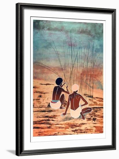 Gathering Cane-Gina Lombardi Bratter-Framed Collectable Print