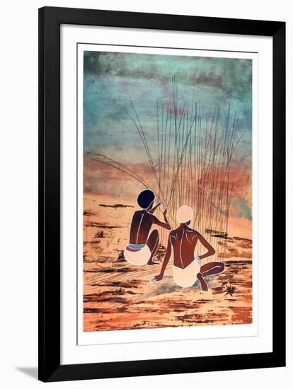 Gathering Cane-Gina Lombardi Bratter-Framed Collectable Print