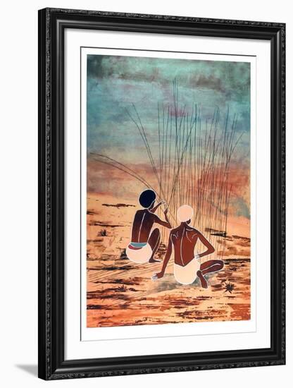 Gathering Cane-Gina Lombardi Bratter-Framed Collectable Print