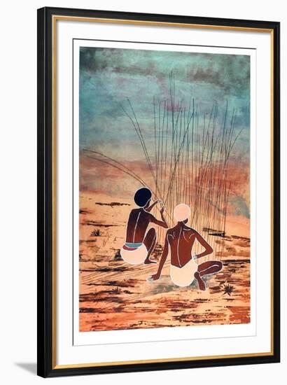 Gathering Cane-Gina Lombardi Bratter-Framed Collectable Print