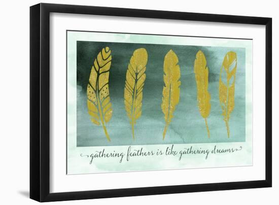 Gathering Feathers-Tina Lavoie-Framed Giclee Print