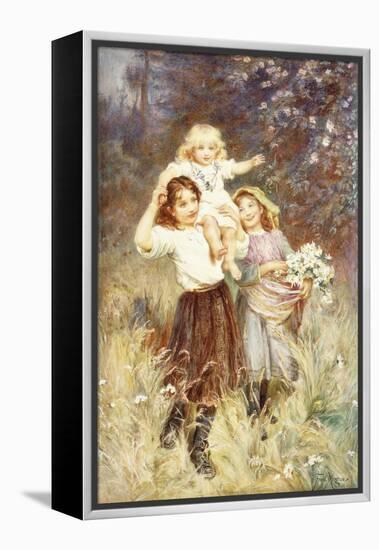 Gathering Flowers-Frederick Morgan-Framed Premier Image Canvas