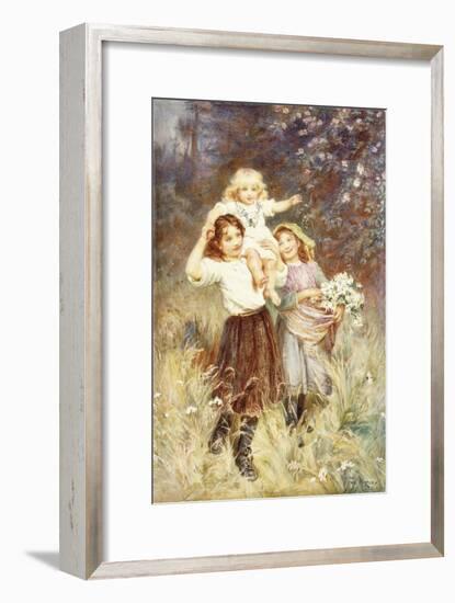 Gathering Flowers-Frederick Morgan-Framed Giclee Print