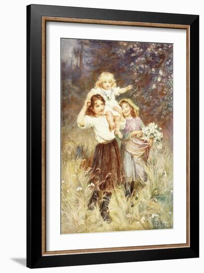 Gathering Flowers-Frederick Morgan-Framed Giclee Print