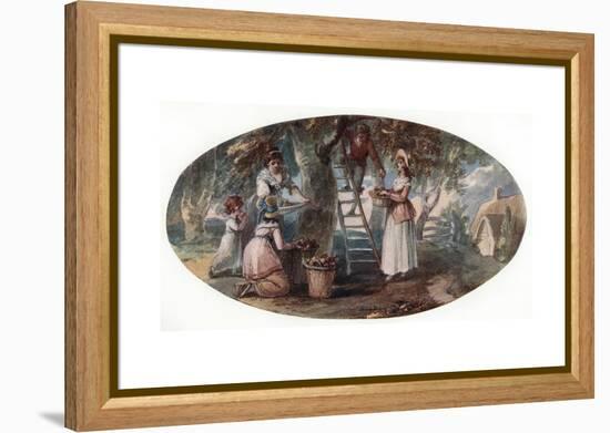 Gathering Fruit, Late 18th Century-William Hamilton-Framed Premier Image Canvas