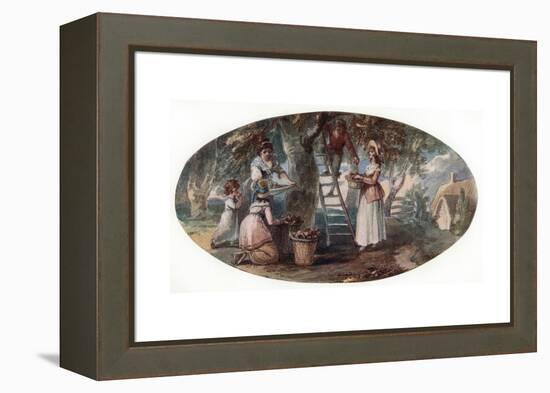 Gathering Fruit, Late 18th Century-William Hamilton-Framed Premier Image Canvas