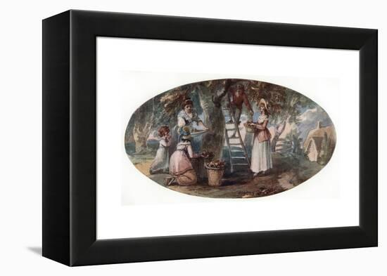 Gathering Fruit, Late 18th Century-William Hamilton-Framed Premier Image Canvas