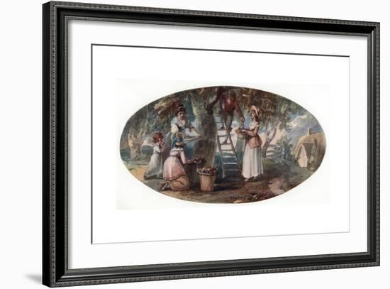 Gathering Fruit, Late 18th Century-William Hamilton-Framed Giclee Print