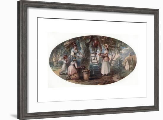 Gathering Fruit, Late 18th Century-William Hamilton-Framed Giclee Print