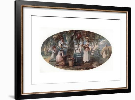 Gathering Fruit, Late 18th Century-William Hamilton-Framed Giclee Print