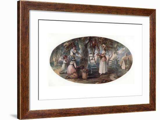 Gathering Fruit, Late 18th Century-William Hamilton-Framed Giclee Print