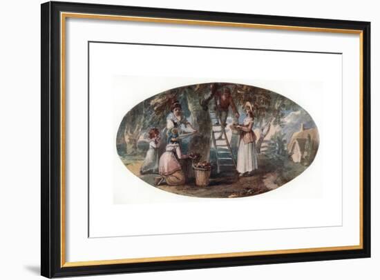 Gathering Fruit, Late 18th Century-William Hamilton-Framed Giclee Print